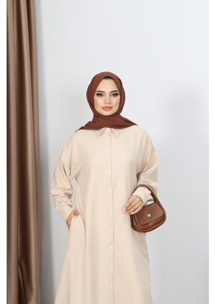 Düğmeli Uzun Tunik modelleri