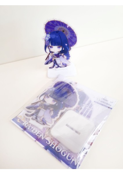 Genshin Impact Raiden Shogun Mini Stand (1 Adet)