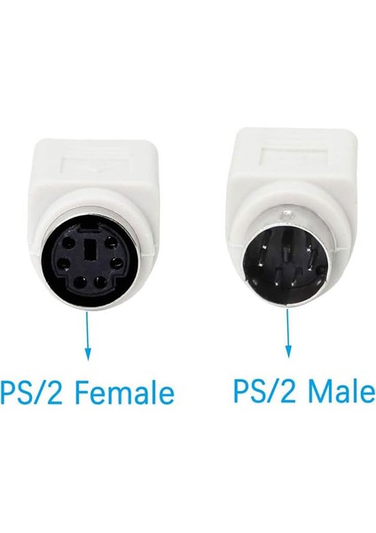 Ps/2 Dişi Erkek Klavye Mouse Uzatma Kablosu 6 Pin Ps2 Kablo 3m modelleri