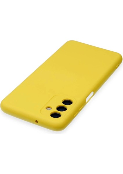 Newface Samsung Galaxy A24 4g Kılıf Nano Içi Kadife Silikon - Sarı fırsatları