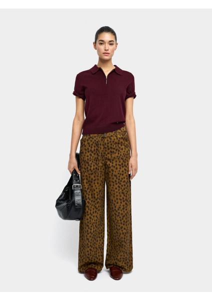 %100 Pamuk Desenli Pantolon