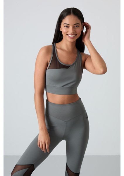 Haki Esnek Standart Fit Performans Kadın Tayt Takım - 95331 fiyatları