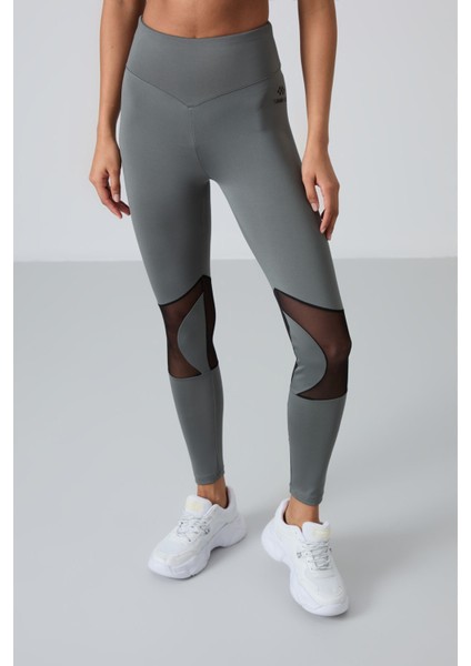 Haki Esnek Standart Fit Performans Kadın Tayt Takım - 95331 indirimleri