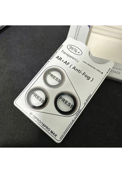 iPhone 16 Pro Max Safir Kamera Koruyucu Çöl Safir | 9h Temperli Cam, Metal Lens Ring, Ultra Hd, Çizilmez & Parlamaz
