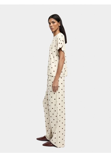 Beli Lastikli Puantiyeli Pantolon modelleri