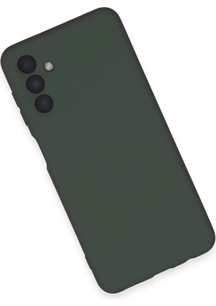 Newface Samsung Galaxy A24 4g Kılıf Nano Içi Kadife Silikon - Koyu Yeşil modelleri