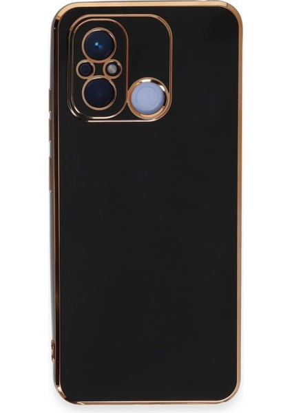 Newface Xiaomi Redmi 12C Kılıf Volet Silikon - Siyah
