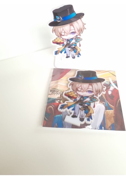 Honkai Star Rail Aventurine Mini Karakter Figür Standı (1 Adet)