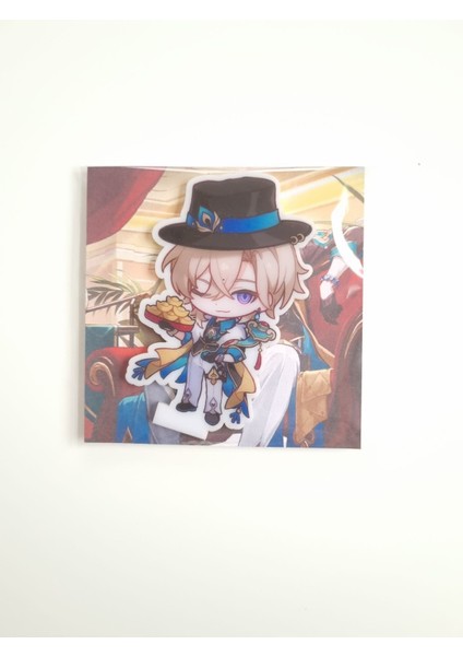 Honkai Star Rail Aventurine Mini Karakter Figür Standı (1 Adet) modelleri