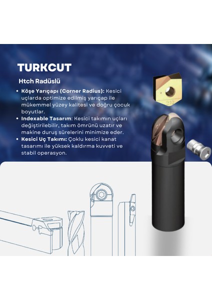 Htch Radüslü Dc 21 R 1 – Indekslenebilir Freze Ucu fiyatları