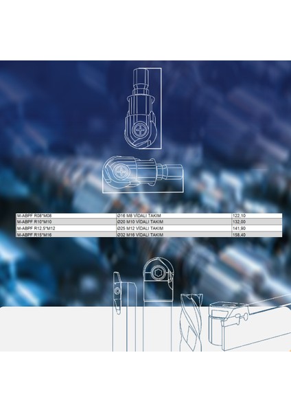 Modüler Şaft Dc 16 M 8– Ayarlanabilir Karbür Şaft modelleri