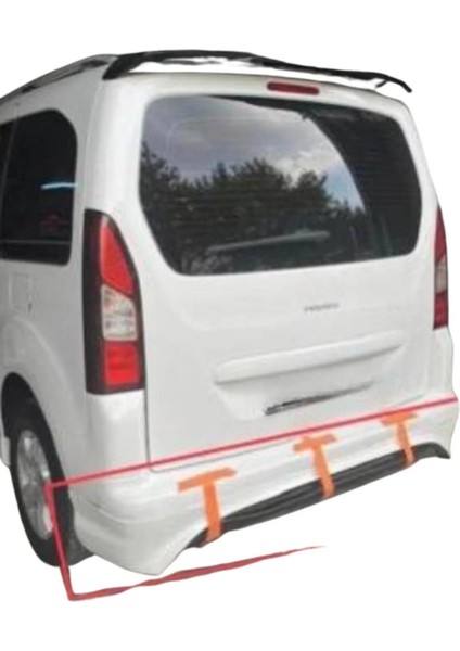 Peugeot Tepee Arka Tampon Eki (( Boyasız ))