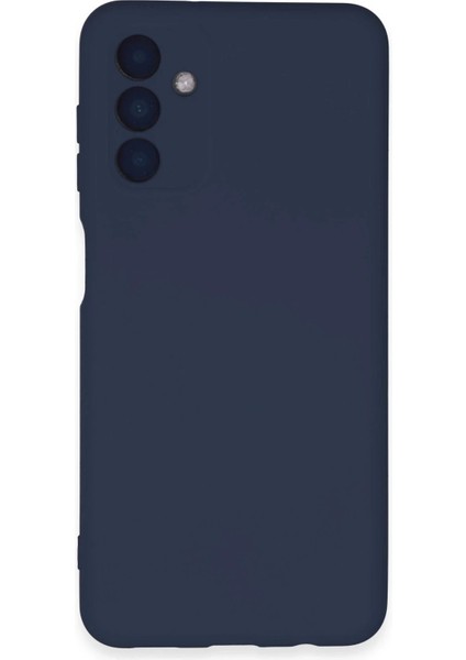 Newface Samsung Galaxy A24 4g Kılıf Nano Içi Kadife Silikon - Lacivert