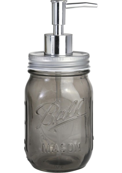 2 Adet Cam Sıvı Sabunluk,çiçek Desenli Gri 8X8X10CM 420ML fiyatları