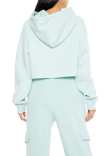 F21 Fleece Crop Sweatshirt modelleri