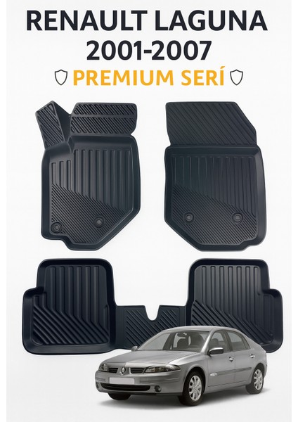 Renault Laguna 2001–2007 3D Havuzlu Oto Paspas