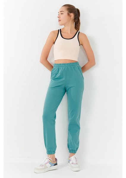 Somon Basic Sıfır Kol Dar Kalıp U Yaka Kadın Crop Top Atlet - 97162 fırsatları