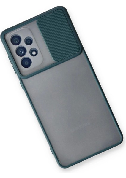Newface Samsung Galaxy A33 5g Kılıf Palm Buzlu Kamera Sürgülü Silikon - Yeşil modelleri