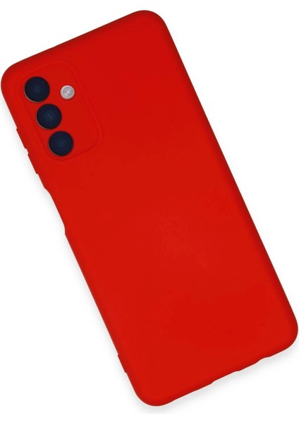 Newface Samsung Galaxy A24 4g Kılıf Nano Içi Kadife Silikon - Kırmızı modelleri