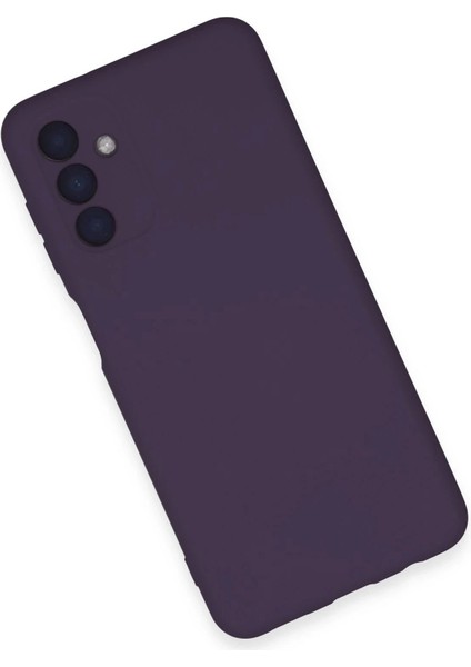 Newface Samsung Galaxy A24 4g Kılıf Nano Içi Kadife Silikon - Mor modelleri