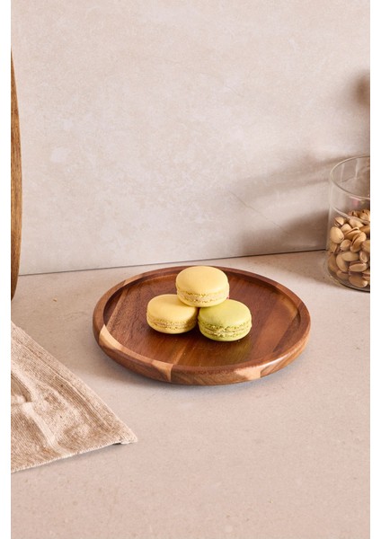 Akasya Dönerli Sunum Tabağı 20 cm