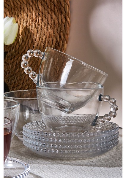 6'lı Çay Fincanı Cam Çay Fincan Takımı Çay Fincan Seti Çay Takımı Fincan Takımı 200 ml fırsatları