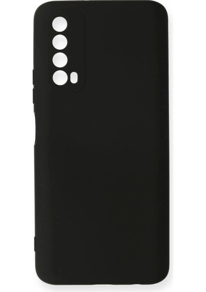 Newface Huawei P Smart 2021 Kılıf Nano Içi Kadife Silikon - Siyah