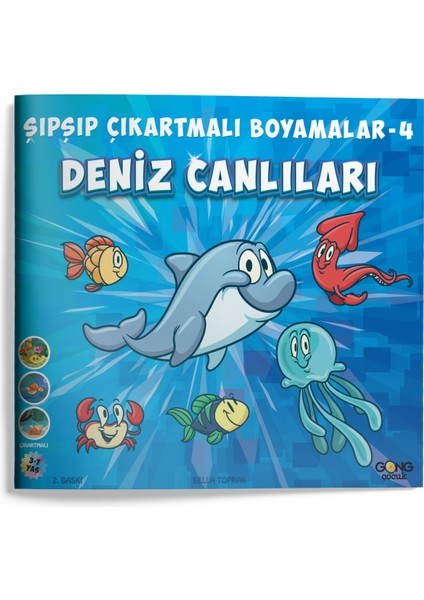 Çıkartmalı Boyamalar Seti - Sticker Lı Çocuk Boyama Kitabı Seti - 6 Kitap indirimleri