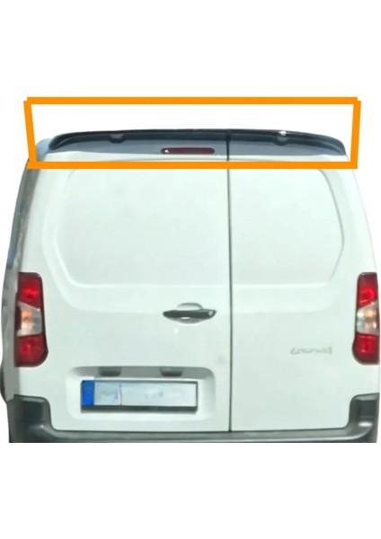 Tepee - Berlingo 2012-2024 Çift Kapı Spoiler (( Boyasız ))
