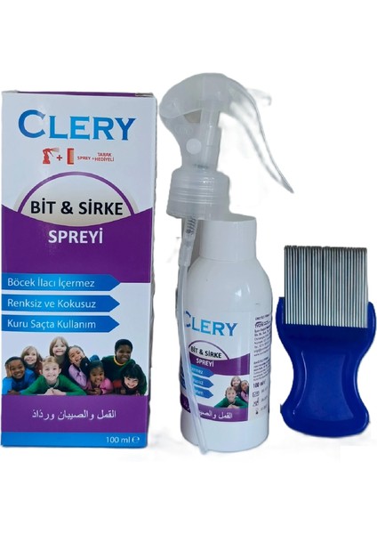 Bit ve Sirke Spreyi, Renksiz, Kokusuz, Kuru Saçta Kullanım, 100ML