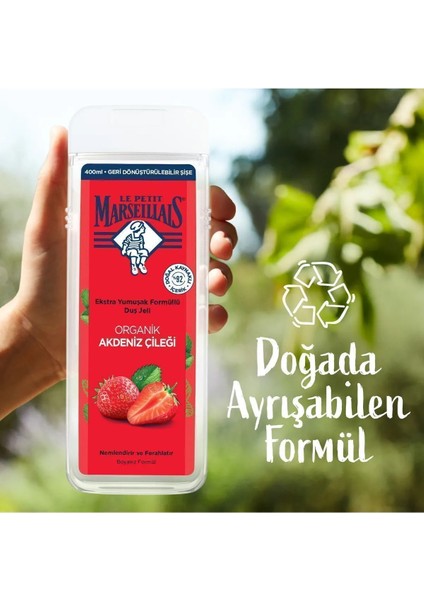 Akdeniz Çileği Aromalı Banyo ve Duş Jeli 400 ml (4'lü Paket) - Nemlendirici ve Tazeleyici Etki indirimleri