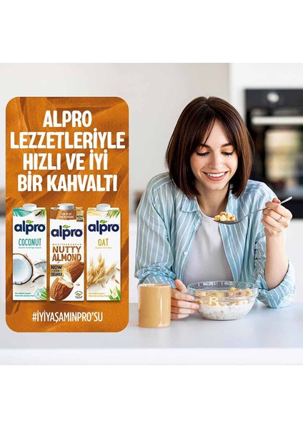 Badem Sütü 2x1L - Laktozsuz, Glutensiz, Kalsiyum ve Vitamin Kaynağı, Bitki Bazlı İçecek, Belçika Üretimi