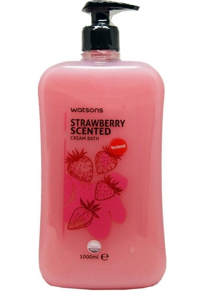 1 L Çilek Aromalı Duş Jeli - Nemlendirici Krem Formülü, Dermatolojik Olarak Test Edilmiştir fiyatları