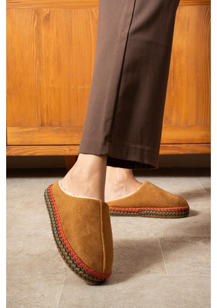 Içi Tüylü Yüksek Tabanlı Kadın Ev Terliği