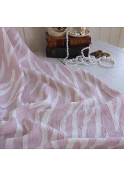 Jabu Keten Pudra Pembe Renkte