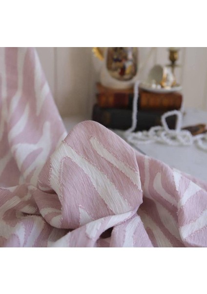 Jabu Keten Pudra Pembe Renkte