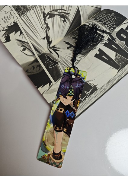 Genshin Metal Kitap Ayracı