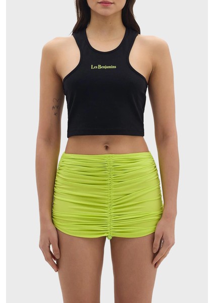 Pamuklu Cropped Fit Top Bayan Top LB24SSKISFUTN