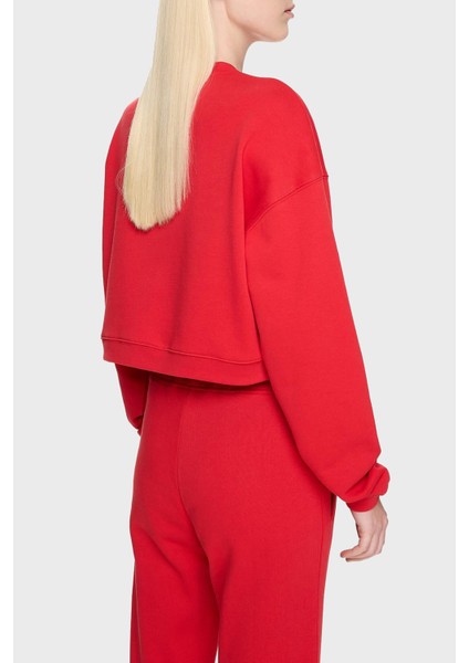 % 100 Pamuklu Relaxed Fit Bisiklet Yaka Sweat Bayan Sweat LB24FWESSFUSW modelleri