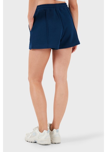 % 100 Pamuk Regular Fit Yüksek Bel Çimalı Short Bayan Short Lbnoosessfuso