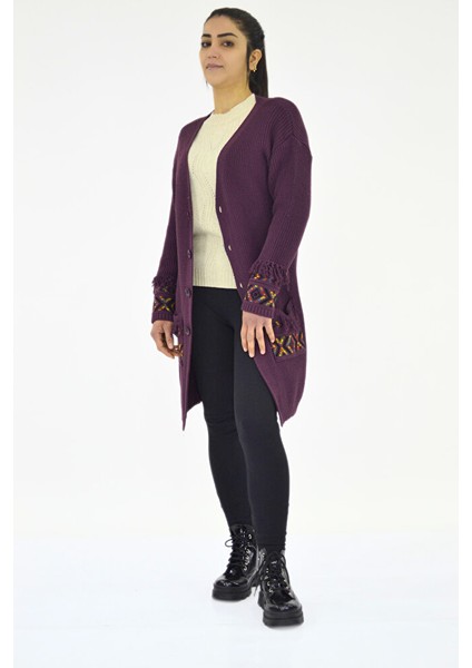 Püskül Detaylı Triko Ceket fırsatları