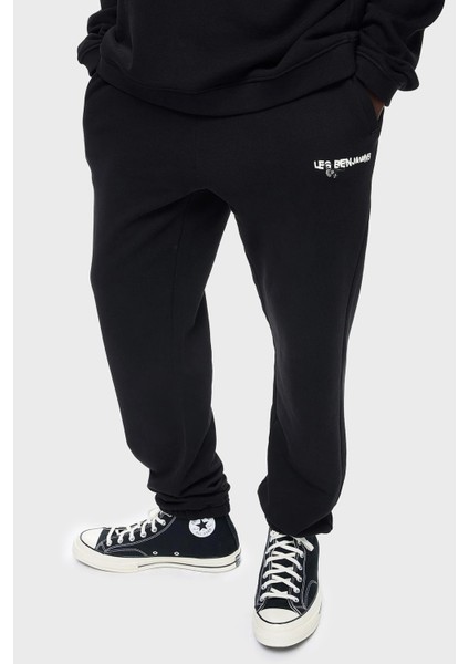 Pamuklu Regular Fit Jogger Spor Pantolon Erkek Pantolon LB24FWEAPMUSP indirimleri