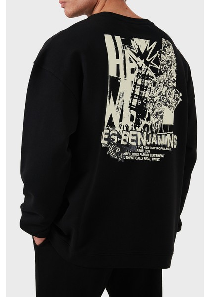 Pamuklu Logolu Regular Fit Bisiklet Yaka Sweat Erkek Sweat LB24FWEAPMUSW fiyatları