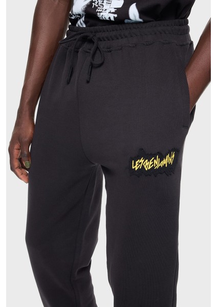 Pamuklu Regular Fit Jogger Spor Pantolon Erkek Pantolon LB24FWEAPMUSP