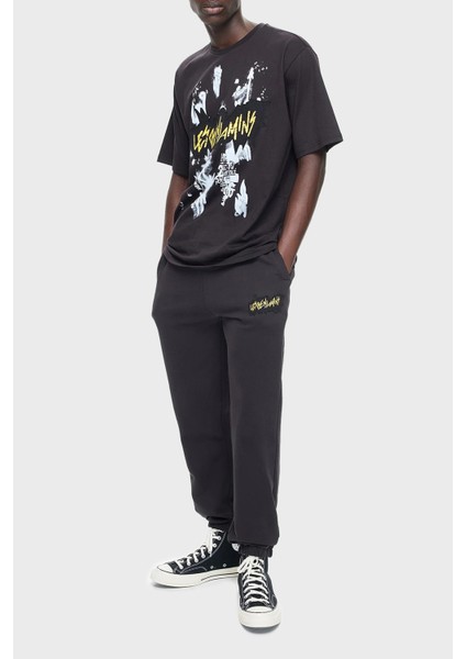 Pamuklu Regular Fit Jogger Spor Pantolon Erkek Pantolon LB24FWEAPMUSP