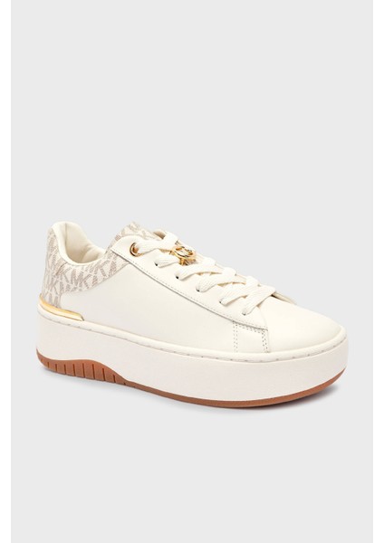 Logolu Deri Sneaker Ayakkabı 43F5DTFS6L150 Bayan Ayakkabı 43F5DTFS6L 150
