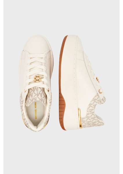 Logolu Deri Sneaker Ayakkabı 43F5DTFS6L150 Bayan Ayakkabı 43F5DTFS6L 150 fırsatları