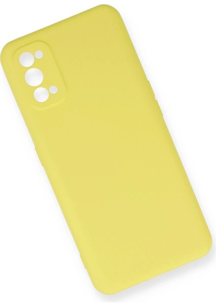 Newface Realme 7 Pro Kılıf Nano Içi Kadife Silikon - Sarı modelleri