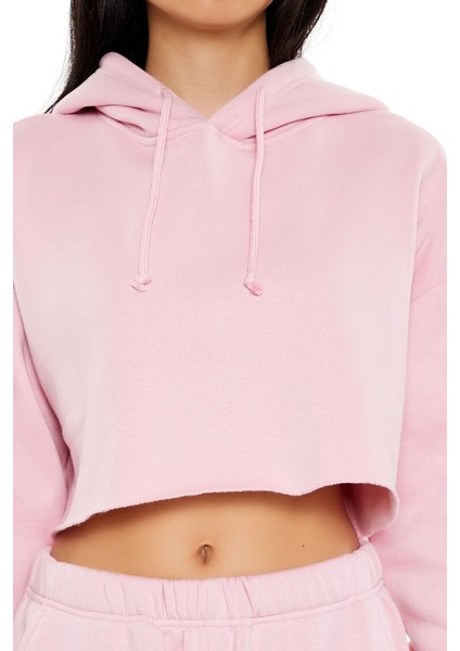 F21 Fleece Crop Sweatshirt modelleri