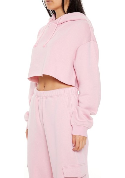 F21 Fleece Crop Sweatshirt fırsatları